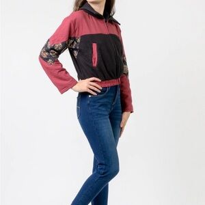 Stylish Black and Red Women's Jacket